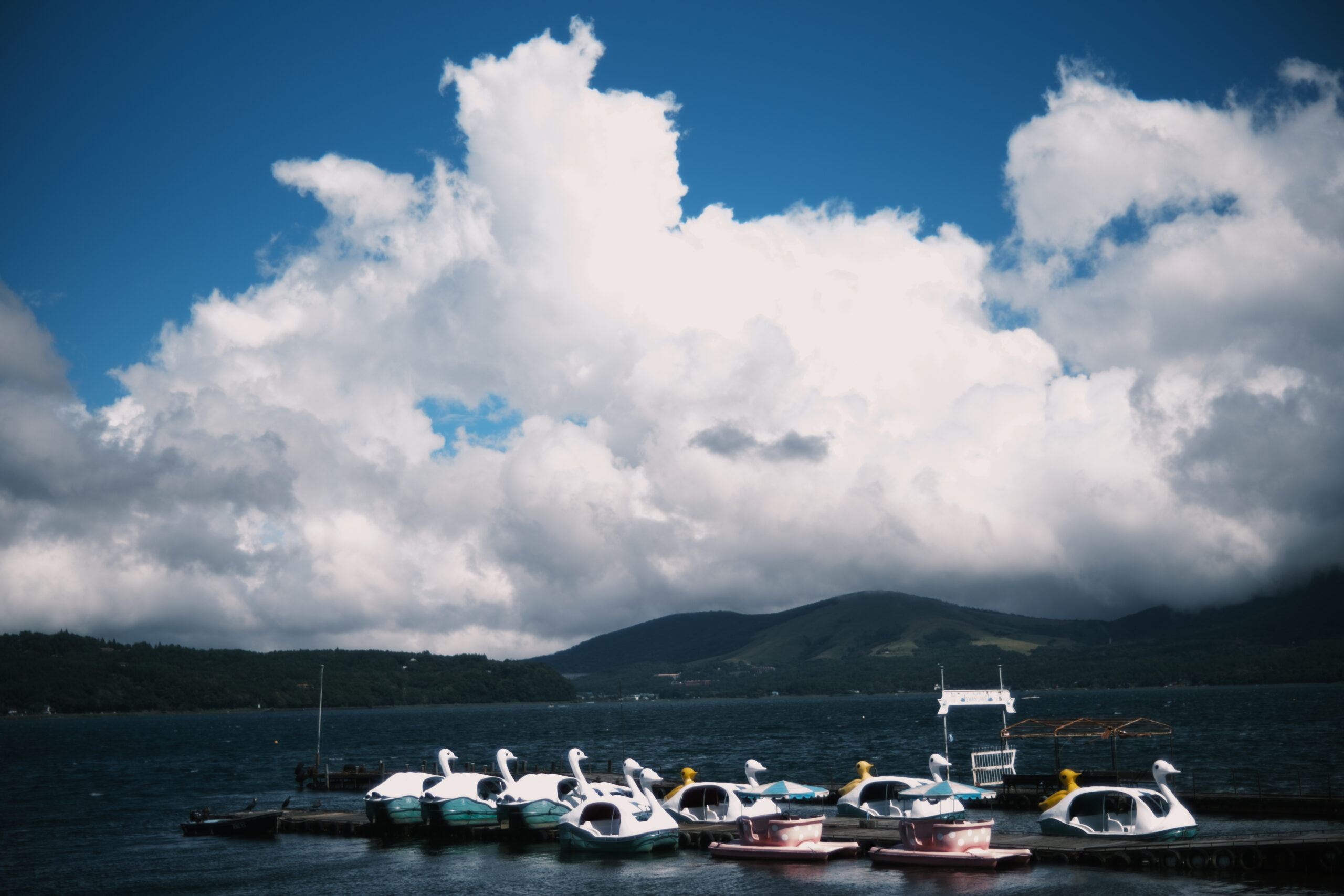 夏の山中湖